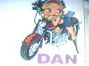 betty boop on bike