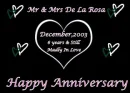 HAPPY ANNIVERSARY-DE LA ROSA 2003-6 YEARS STRONG