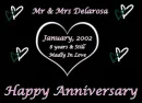 HAPPY ANNIVERSARY-DELAROSA 2002-8 YEARS STRONG