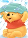 raining on pooh bear