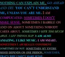 sometimes....