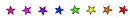 rainbow stars