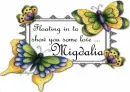 Floating by Butterflies - Migdalia