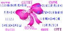 CUTE PINK BOW