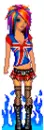 Punk muticolor  