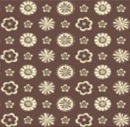 Retro Borwn Flower