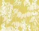 Retro Flowers Yellow and White