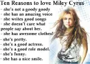 Ten Reason's to love Miley Cyrus