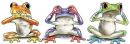 Three Frogs