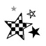 checkered stars