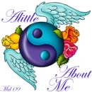 alittle about me ying yang winged with roses
