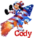 4TH OF JULY WITH THE NAME CODY