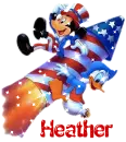 4TH OF JULY WITH THE NAME HEATHER