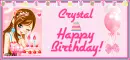 Crystal Happy Birthday