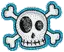 Blue Grey Skull
