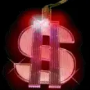 Flashing Money Sign