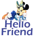 HELLO FRIEND/MINNIE MOUSE