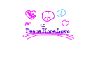 Peace,Hope,Love phrase