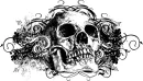 graffiti skull