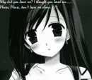 Don't leave me...please