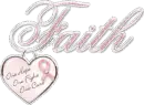 Breast Cancer charm Faith