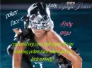 poker face lady gaga layout