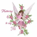 Fluttering by to say hi