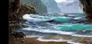 ocean water splash beautiful