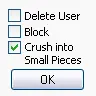 crush into small pieces