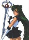 Sailor Pluto posing with Staff