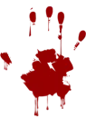 bloody hand