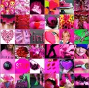 pink collage