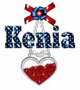 Kenia Red White Blue