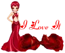  ~ Red Girl ~ I Love It ~ 
