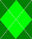 argyle green background