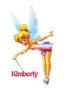 TINKERBELL WITH THE NAME KIMBERLY