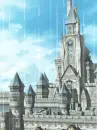 castle in the rain