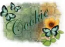 Green Butterflies - Cookie