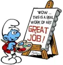 Smurf / Work of Art - Great Job