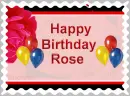 Happy Birthday Rose