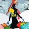 girl shopping