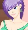 purple hair girl