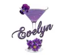 Purple Cocktail: Evelyn
