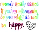 Be happy