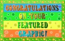 congratulations on your featured graphic