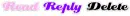 read reply delete