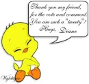 Tweety / Thank you - Diane