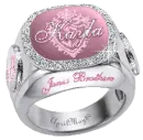 pink jonas brothers diamond ring kayla