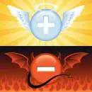ANGEL or DEViL? POSiTiVE or NEGATiVE? HOT or COLD?