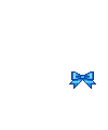 Kawaii Blue Bow